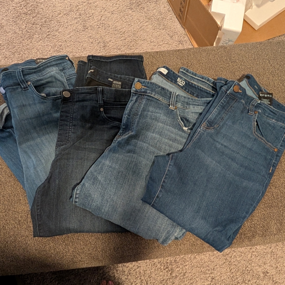 Liverpool Jeans Company Women’s Straight Leg Jeans - Multiple Blue Washes